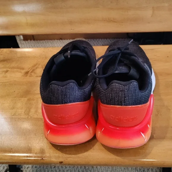 Adidas Kaptir Super Trail running shoes black orange white and gray size 9 - Picture 5 of 11